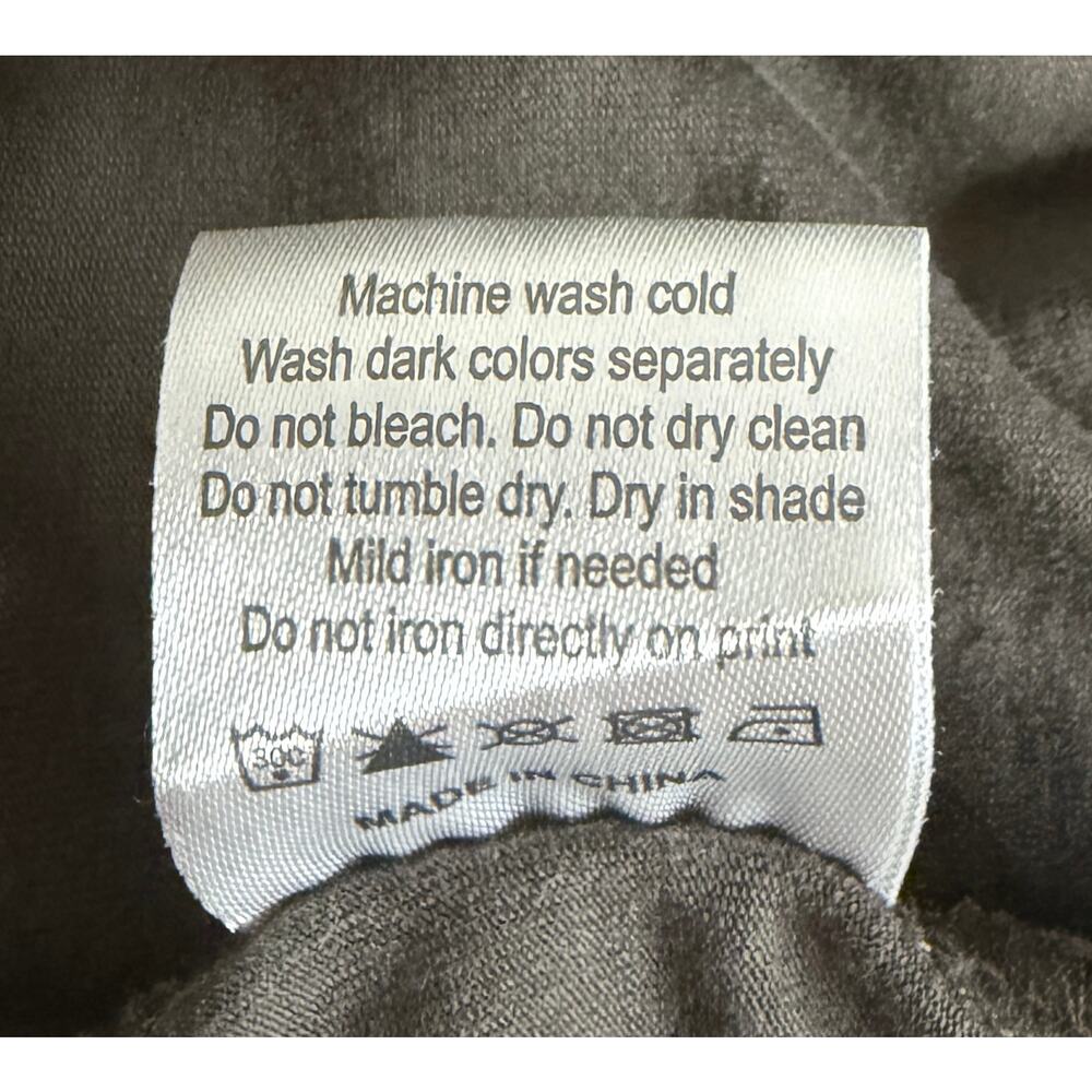 Tanoa Women Plus Tunic Dress 4XL 4X Gray Taupe Dolman Sleeve Tropical Samoan EUC - Picture 9 of 9